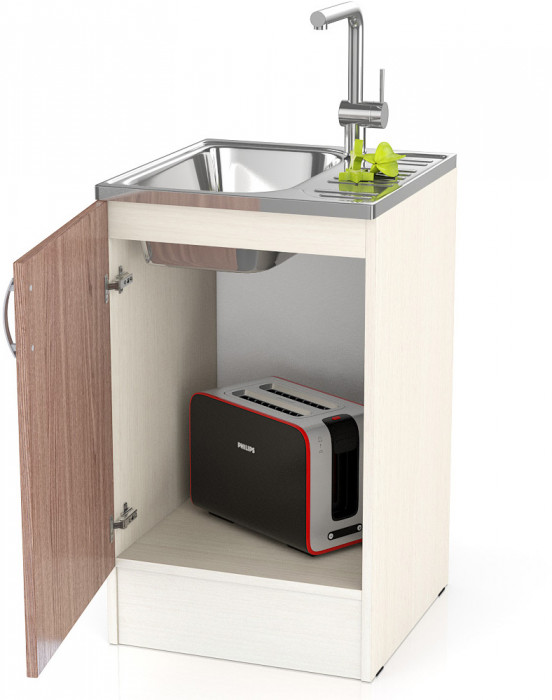 Кухня Мери ШНМ500 Стол под мойку 50 см., дуб/ясень шимо тёмный