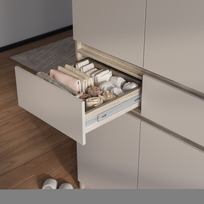 Пенал "Багира" ПН-01 Дуб смоки/Кашемир