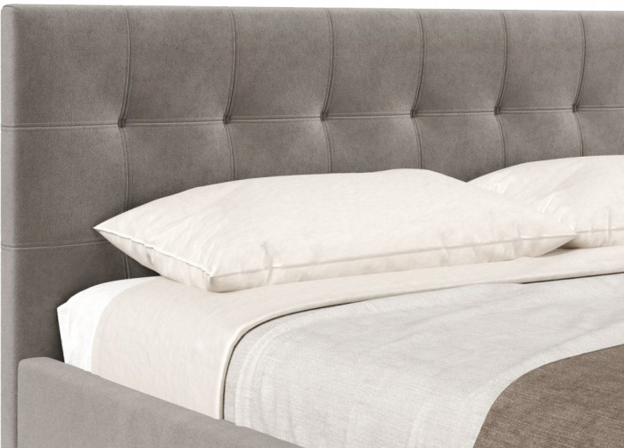 Кровать с подъёмным механизмом 1800 Турин, пепел 112