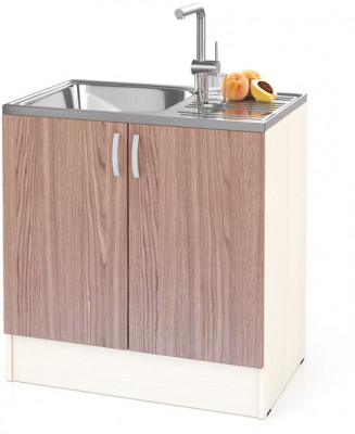 Кухня Мери ШНМ800 Стол под мойку 80 см., дуб/ясень шимо тёмный