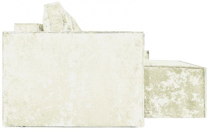 Диван-кровать Лофт Люкс Плюш П-образный с 2 отоманками, еврокнижка, 145х270, бежевый