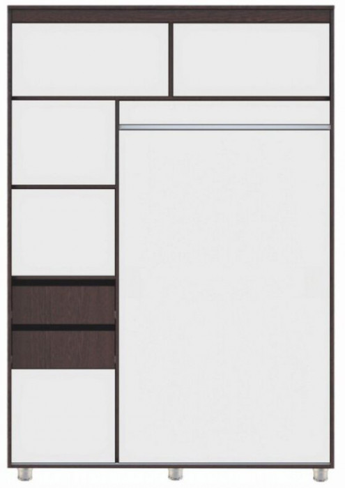 Шкаф-купе Комфорт 12 Прайм ЛДСП 1500 (Сонома)