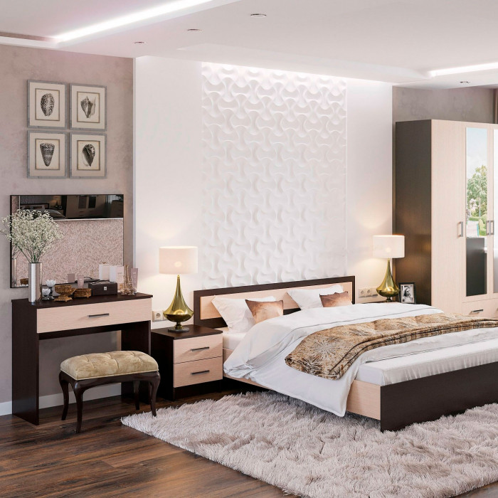 ГАРМОНИЯ ЗР 601 зеркало (0,81х0,61х0,02) венге/белфорт