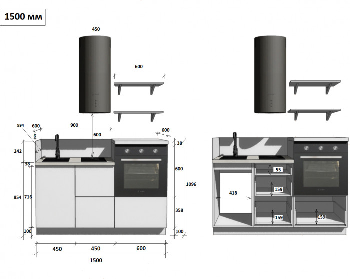 КГ 1500 Эмаль, Белый  Арника РМ в.3