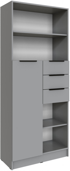 Набор мебели для подростковой "Мадрид", Серый камень