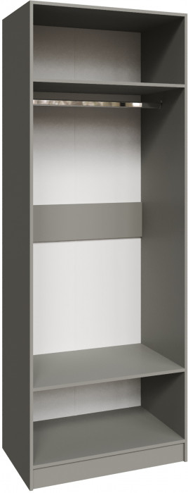 Шкаф Мадрид (0,85) с зеркалом, Мокко