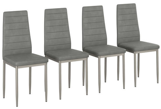 Четыре стула Мебель--24 A-117, светло-серый