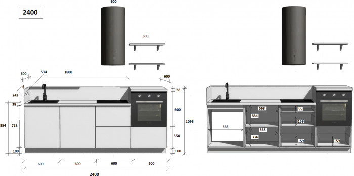 КГ 2400 Эмаль, Белый  Арника РМ в.6