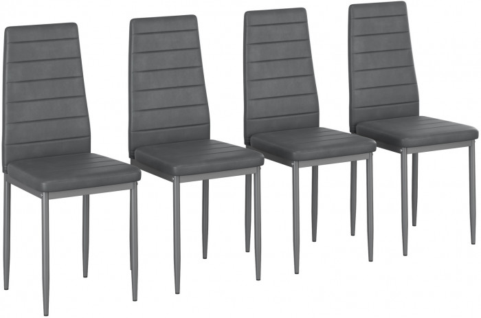 Четыре стула Мебель--24 A-117, серый
