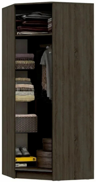 С/Г Мартина Шкаф угловой для одежды (Крафт / Графит)