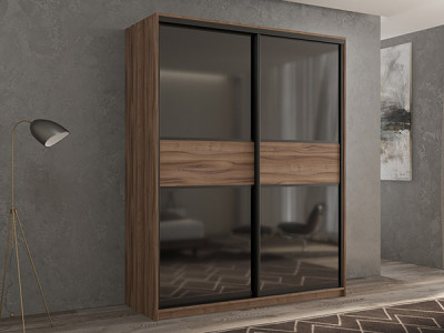 Шкаф-купе Кааппи 12 Орех Тьеполло 120х45х230 см