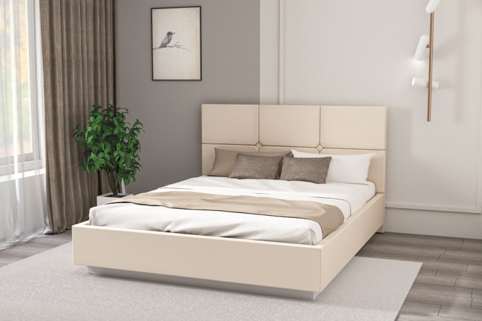 Кровать "Соната" арт.004 с подъемным механизмом, 140х200 -  Alysia 003