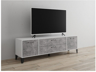 Тумба ТВ Парус-13 белый/ателье светлое