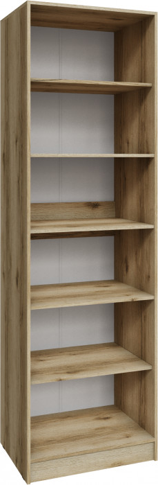 Шкаф Мадрид (0,7) с полками без зеркала, Дуб делано