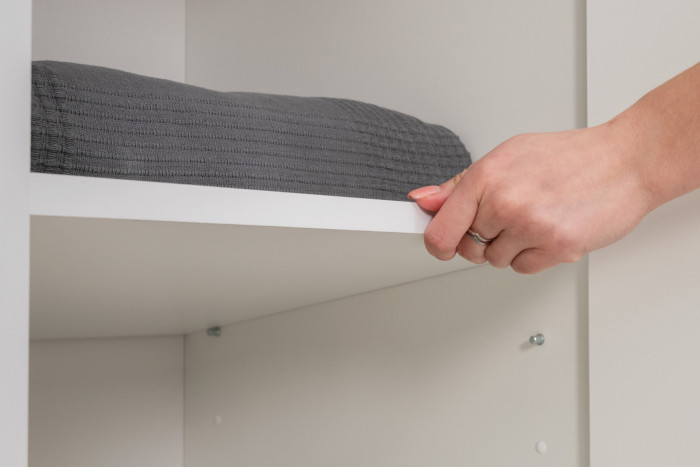 Эйр Гостиная 16.324.02 Шкаф, белый шагрень