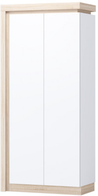 Астра Шкаф №1, Белый глянец/Сонома