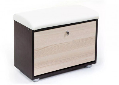 Обувница МС-1 венге/ясень шимо светлый/милк