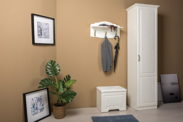 Ливерпуль Комплект карнизов 500С, цвет ясень ваниль, ШхГхВ 58,2х56,3х3,2 см.