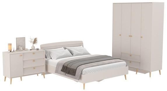 Афина Спальня 11-1600, кашемир серый