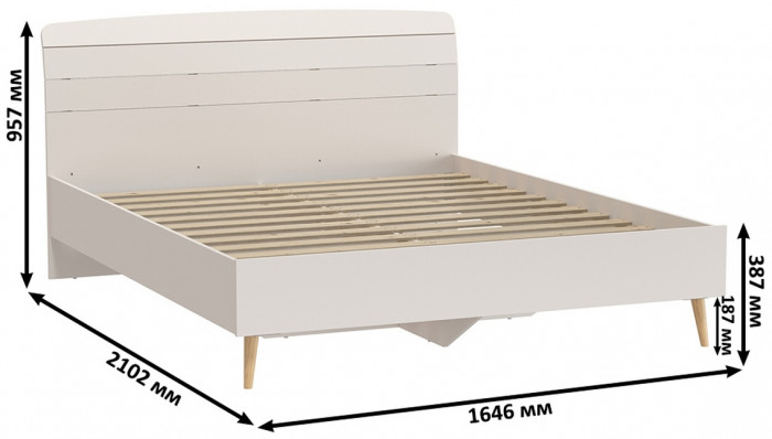Афина Спальня 11-1600, кашемир серый