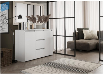 Милано-3 Комод (Белый, Белый)