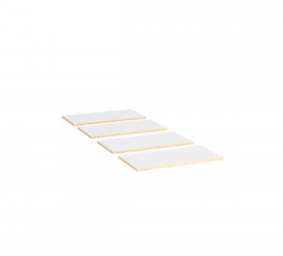 мс для спальни Ронда основание КР-080 ЛДСП белый