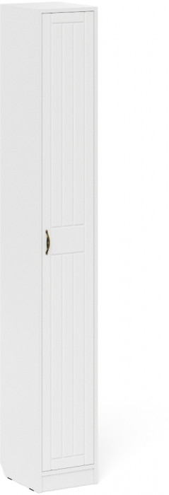 Прихожая П-6 Компоновка № 24, цвет белая шагрень/фасады МДФ белое дерево фрезеровка прованс, ШхГхВ 90х35х220 см., универсальная сборка