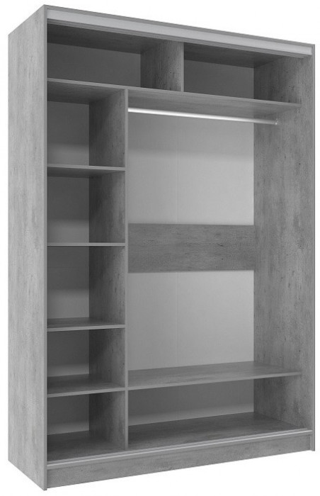 Шкаф-купе двухдверный 1600 Домашний Atelier светлый