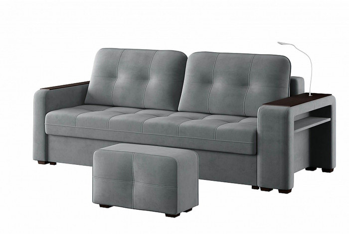 Диван Smart 4 пуф справа Б3-3Т-Б4 СК Вивальди 8