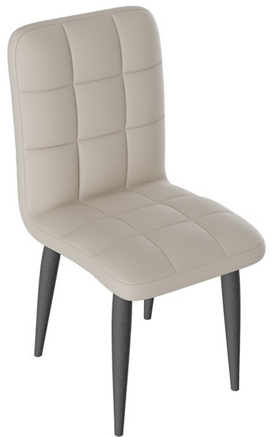 Франк ДП 2-17 Стул (конус) (Графит/Кожзам Серый)