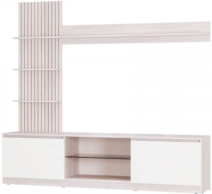 Гостиная "Убер" ГС-05 ясень белый/белый