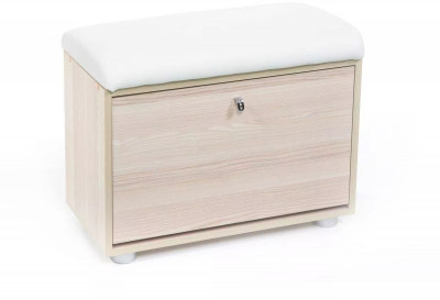 Обувница МС-1 ясень шимо светлый/милк