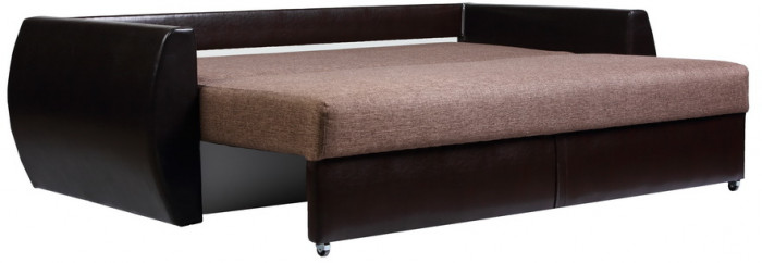 Диван еврокнижка Дублин 160 рогожка серая