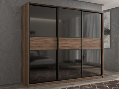 Шкаф-купе Кааппи 12 Орех Тьеполло 240х60х230 см