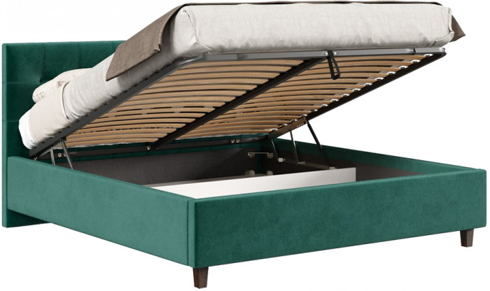 Кровать с подъёмным механизмом 1800 Турин, зеленый 626