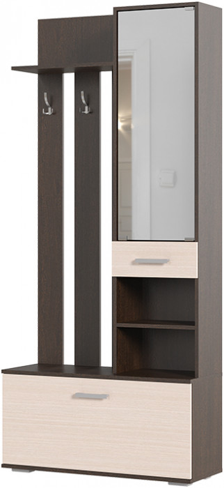 Прихожая "Сорренто" (910*2020*340) венге/белфорт