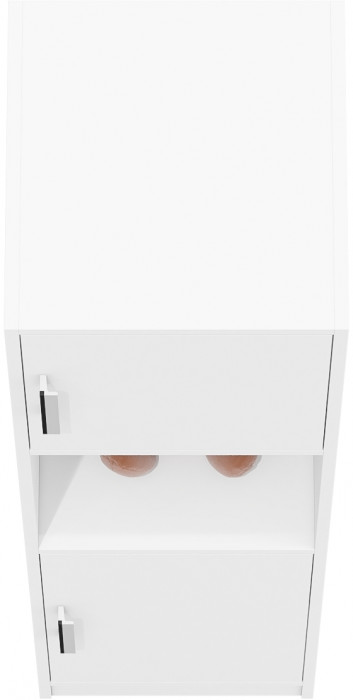 Пенал С-МД-СК9П к компьютерному столу С-МД-СК9, белый шагрень