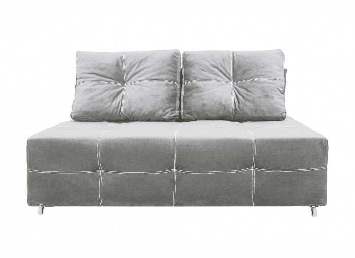Диван аккордеон Марс Мини велюр серый 120
