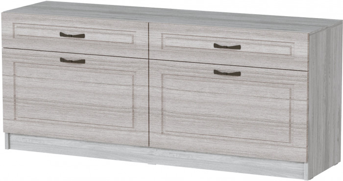 Тумба под ТВ Апполия, Ясень анкор светлый/Сандал белый