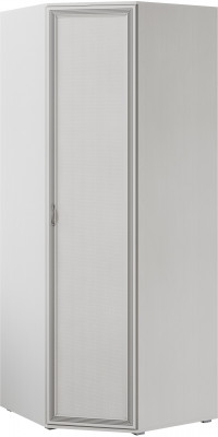 Ливорно Шкаф угловой ЛШ-25 ясень анкор светлый патина серебро