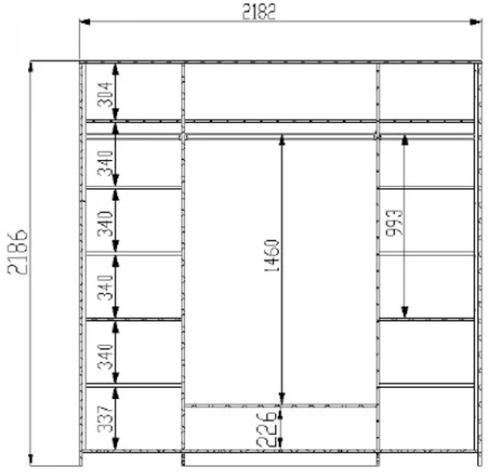 Модульная спальня "Тиволи" из массива дуба - Латте (лак)