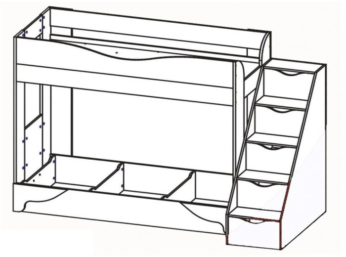 Латте 77-01 кровать-диван Дуб сонома / Аляска / Велюр Зеленый