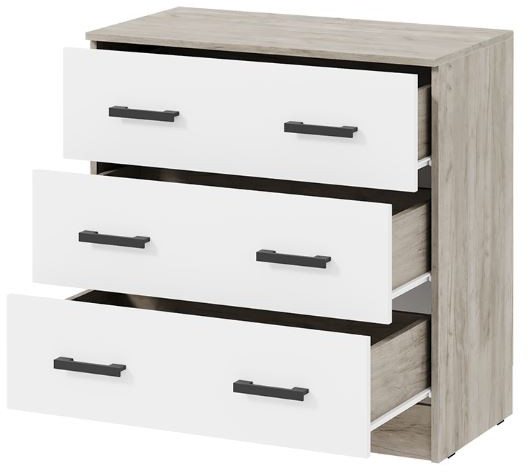 мс для спальни Ронда КМ-02 дуб крафт серый/белый