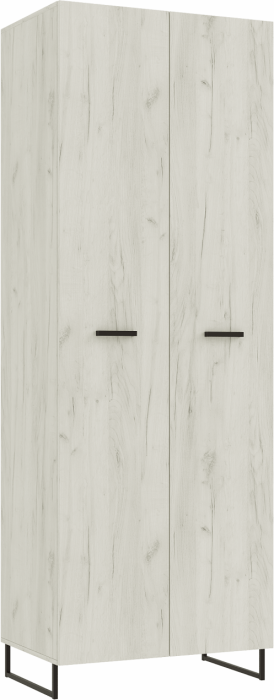 Нэнси LOFT Шкаф 2-х ств. 800 (ЛДСП) (Дуб Крафт)