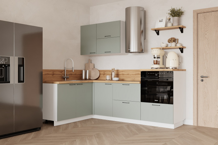 КГ Угловой 1500*2250 (без пм) Эмаль, Олива  Арника РМ в.4