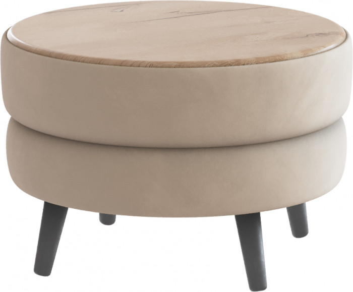 Стол журнальный "Рамус", Бежевый/МДФ дуб канадский