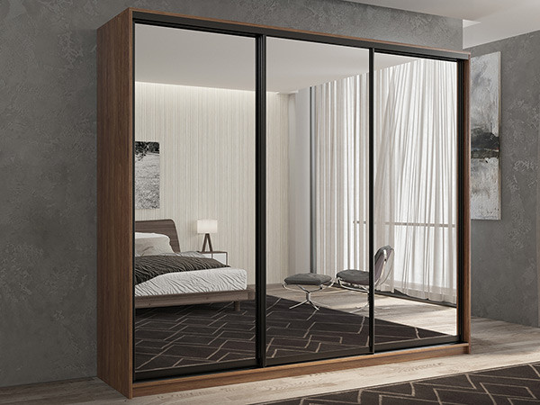 Шкаф-купе Кааппи 1 Морское Дерево Винтаж 240х60х230 см