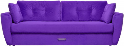 Диван-кровать Амстердам Люкс, 160х195, еврокнижка, пружинный блок, велюр, фиолетовый