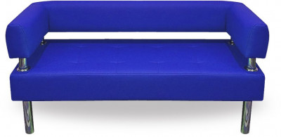 Диван Бизнес 180, экокожа, синий