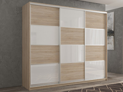 Шкаф-купе Кааппи 14 Сонома Светлый 180х60х230 см